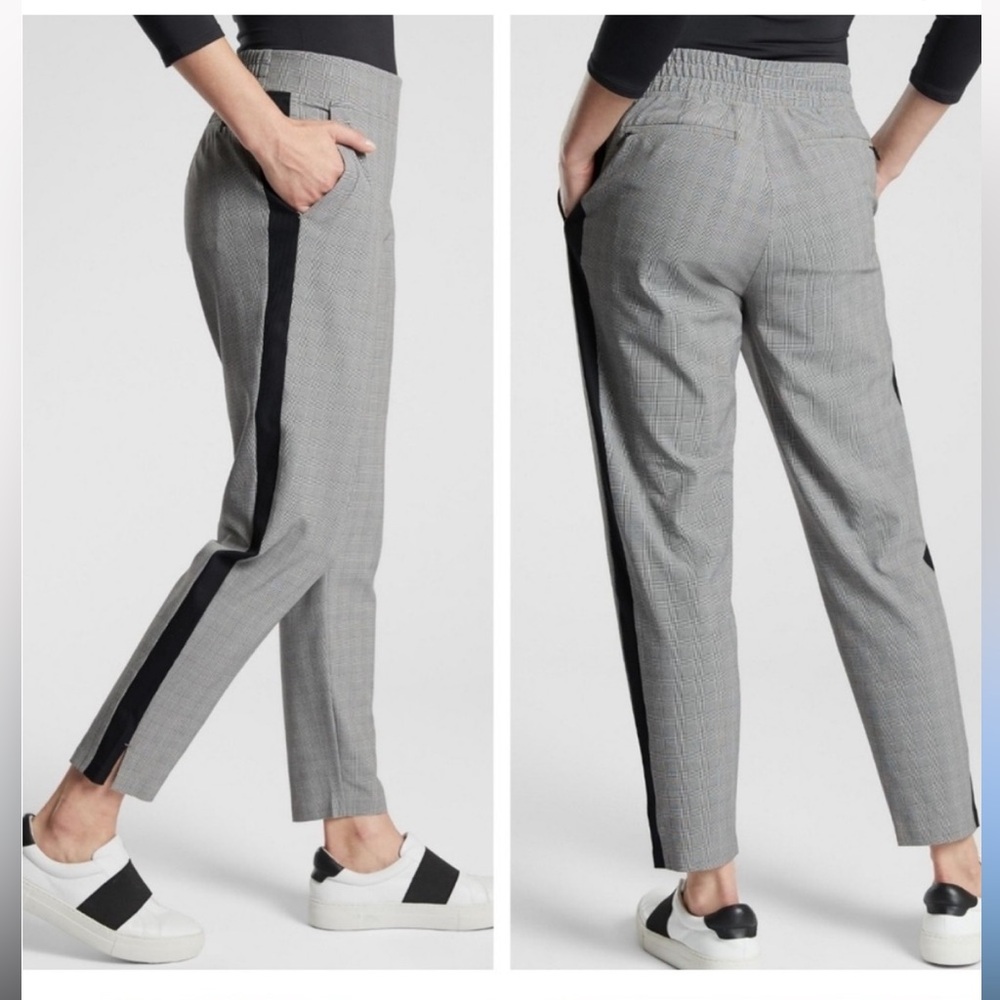 Athleta Brooklyn pants plaid